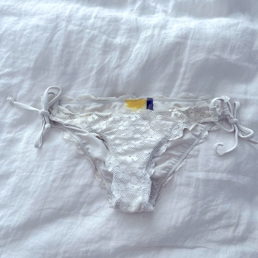 LA HEARTS white side tie bikini bottom SM